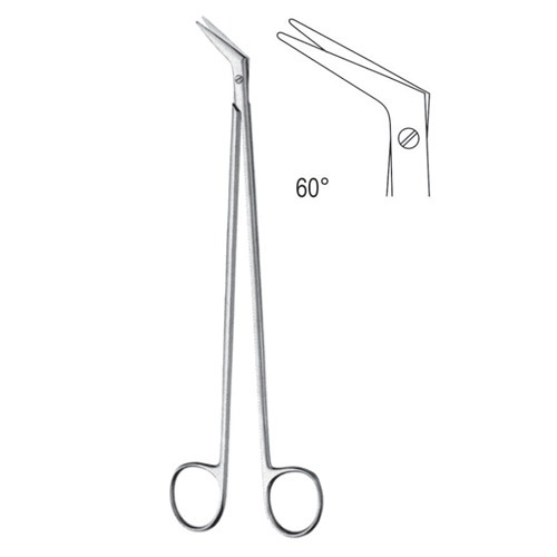 Debakey Vascular Scissors, 60 Degree, 28cm