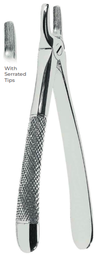 [RDJ-100-01] Extracting Forceps With serrated tips  for Upper incisors and canines  Fig. 1