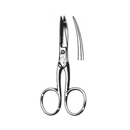 [RAH-120-09] Nail Scissors, Curved, 9cm