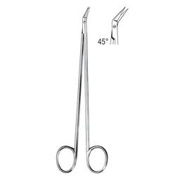 [RE-258-45] Dietrich Vascular Scissors, 45 Degree, 18cm