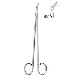 [RE-258-60] Dietrich Vascular Scissors, 60 Degree, 17.5cm