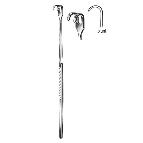 Retractor, Blunt, 2 Prongs, 16cm