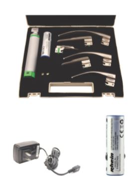 KLASIK FOLIT + Adult USB Rechargeable Laryngoscope Set 3.7V LED