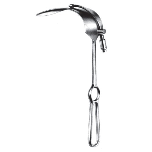 Mikulicz Retractor, 150x50mm, 26cm With Cold Light Guide