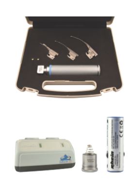 KLASIK CONVLIT + Pediatrics Rechargeable Laryngoscope Set 3.7V LED