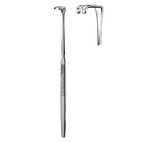 Retractor Hook, 14x8mm, 16cm