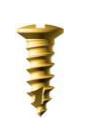 Facial Non Locking Screw, Ø 2.2 , Ø 1.3 , 04 mm , Gold