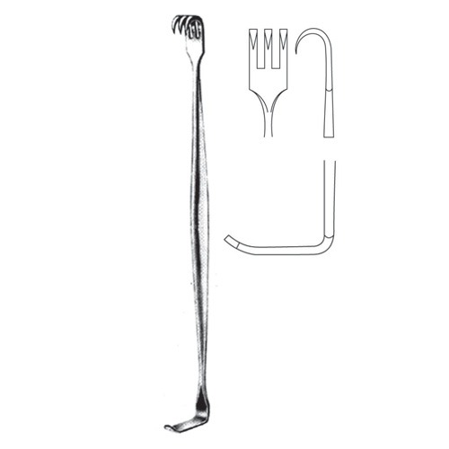 Mathieu Retractor, Sharp, 16cm