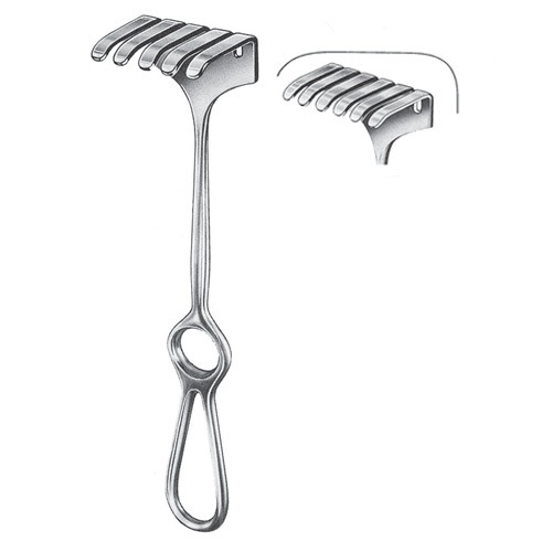 Israel Retractor, 50x60mm, 25cm