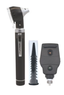 Combi Trulit Mini Otoscope M6, Ophthalmoscope M3 Set (Ash White) 2.5V Xenon