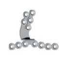 Segmental Leforte Ⅰ Plate 12 Holes 6 mm Thickness 0.6 mm, Silver