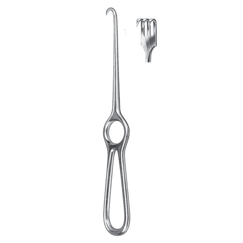 Volkmann Retractor, 3 Prongs, Sharp, 21.5cm