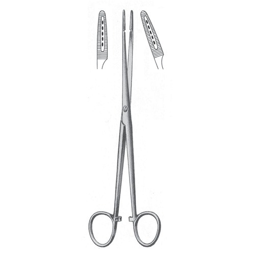 Maier Cotton Swab Forceps, Screw Joint, 25cm