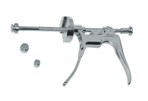 Injection Gun Set, 3cc, 5cc, 10cc BD Syringes