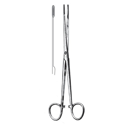 Cotton Swab Forceps, Screw Joint, Str, 17cm