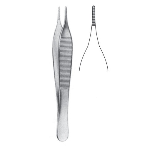 Adson Dressing Forceps, Plain, 12cm