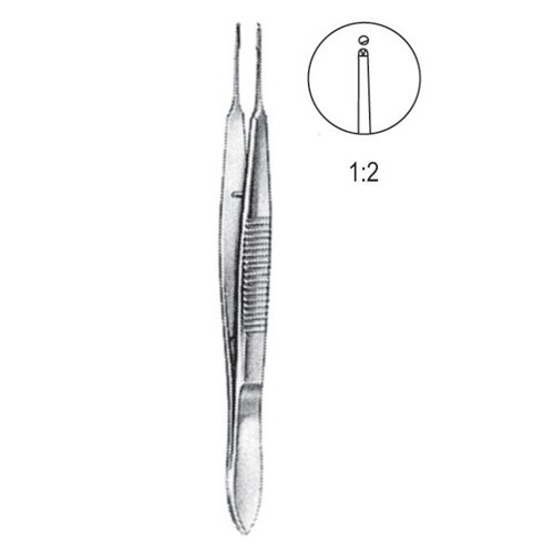 Tissue Forceps, 1x2 Teeth, 11cm