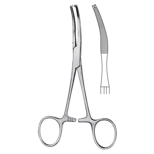 Baby Mikulicz Peritoneal Clamp Forceps, 14cm