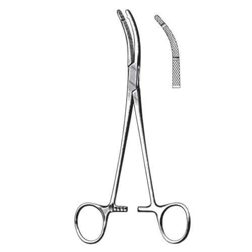 Heaney Hysterectomy Forceps, 23cm