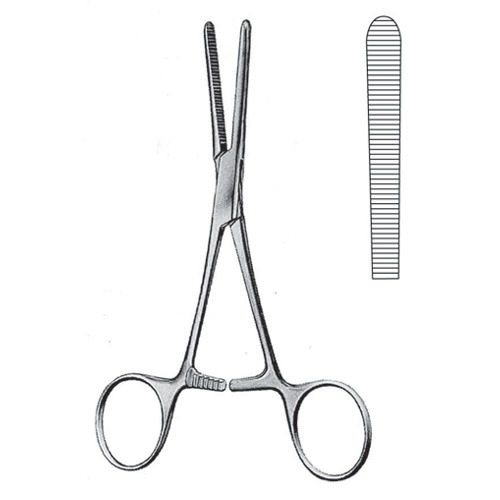 Tubing Clamp Forceps, 14.5cm