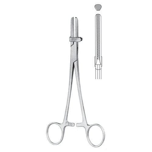 Tubing Clamp Forceps, 15cm