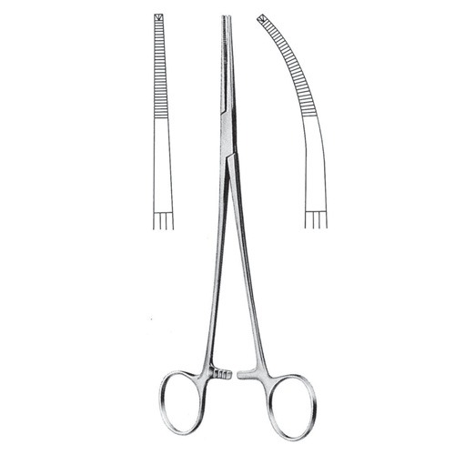 Toennis Artery Forceps, 1x2 Teeth, Str, 21cm