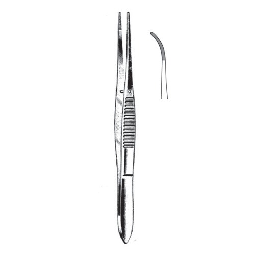 Forceps Iris Delicated CVD Tip Serr Jaw 10cm