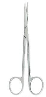 Sullivan Gum Scissors Straight, one blade serrated Fig. 1  (14.5cm)