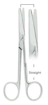Mayo Surgical Scissors Straight Fig. 1  (14.5cm)
