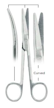 Mayo Surgical Scissors Curved Fig. 2( 14.5cm)