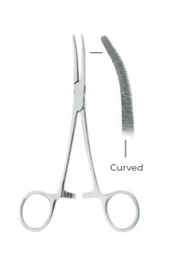 Crile Haemostatic Forceps Curved Fig. 2 (14cm)