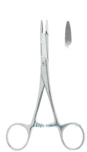 Olsen-Hegar Needle holder and scissors combined(14cm)