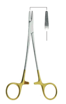 Mayo-Hegar TC Needle Holders With tungsten carbide inserts(16cm)
