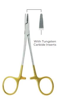 Hegar-Baumgartne Needle Holders With tungsten carbide inserts (14cm)