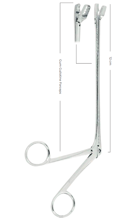 Tomati  Nasal Cutting Forceps Gum guillotine forceps 12 cm (19cm)