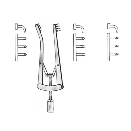 Alm Self Retaining Retractor, Blunt, 10cm