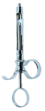 O Ring Handle Aspirating Syringes CW type, 2-1/2 Fig.1