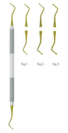 Amalgam Filling Instrument with Titanium Nitride Lining, Fig 1