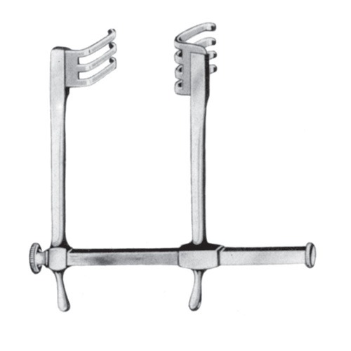 Temple Fay Hemilaminectomy Retractor, 48x40x110mm