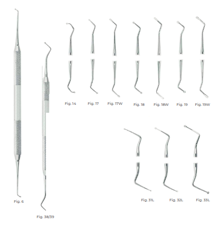 Root-canal excavators Endodontic Instruments Fig. 31L