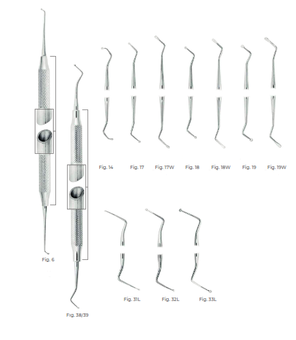 Root-canal excavators SC Light Endodontic Instruments  Fig. 31L