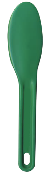 Plastic Spatula for Alginate and Plaster, Green, 19cm