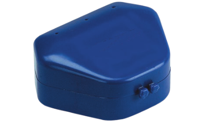 Plastic Box for Removable Retainers (Pack of 10), Dark Blue