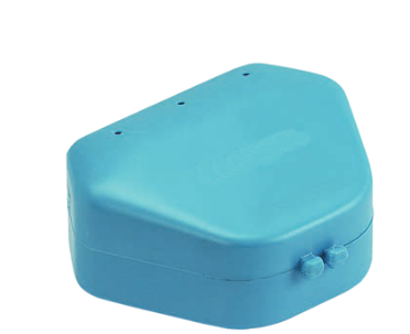 Plastic Box for Removable Retainers (Pack of 10), Light Blue