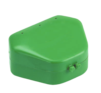 Plastic Box for Removable Retainers (Pack of 10), Green