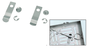 Clips (2) for Locking Trays