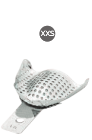 Perforated S.S. Impression Trays for Edentulous (Total Denture) XXS, U1