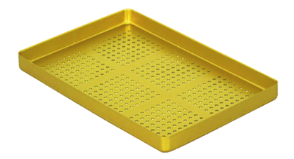 Perforated Aluminium Color-coded Base, Golden