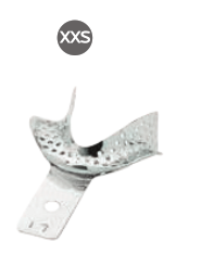Perforated S.S. Impression Trays for Edentulous (Total Denture) XXS, L1