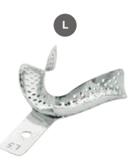 Perforated S.S. Impression Trays for Edentulous (Total Denture) L, L5